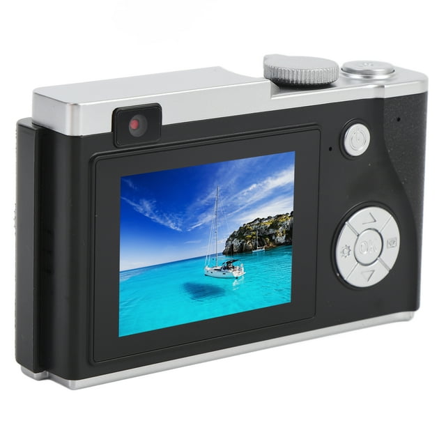 Cámara Digital, Cámara De Vlogging 4K Para YouTube, Zoom 16x Digital Anti Shake, Cámara De Grabación De Video Digital, Pantalla De 2.4 Pulgadas De