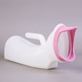 thumbnail image 1 of Urinario femenino portátil para mujeres y ancianos, dispositivo de micción que brilla en la oscuridad, botella de orinal contorneada para recolección de orina, 1 of 5