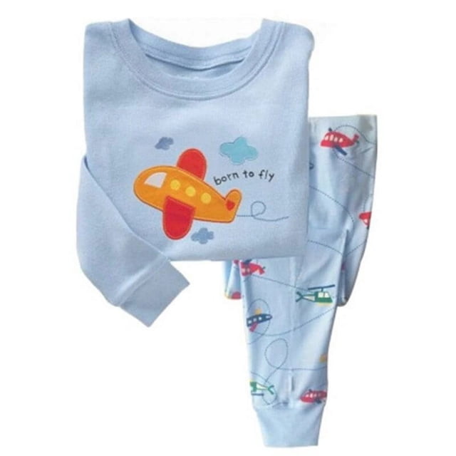 Conjunto de pijamas de algodón para niños y niñas, ropa de dormir de manga larga, de buena calidad, para Navidad, novedad