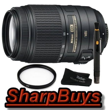 Nikon 55-300mm f/4.5-5.6G ED VR AF-S DX Zoom-Nikkor [Vibration ...