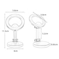 thumbnail image 4 of Soporte magnético para teléfono de coche, base giratoria de 360 degree, mini soporte para salpicadero. Plata, 4 of 9