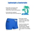thumbnail image 4 of Swimwear COOFANDY, pantalones cortos tipo bóxer para hombre, color azul, 4 of 6