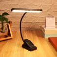 thumbnail image 1 of UPOUART Desk Clip On Reading Light Portable Desk Lamp Black Users Needing Illumination 1 Set, 1 of 6