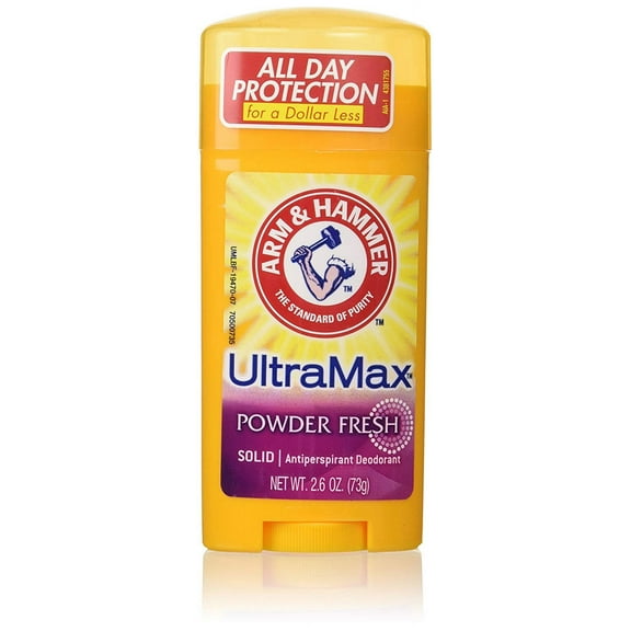 Arm & Hammer Ultra Max Antiperspirant  Solid Powder Fresh for Male, 2.60oz