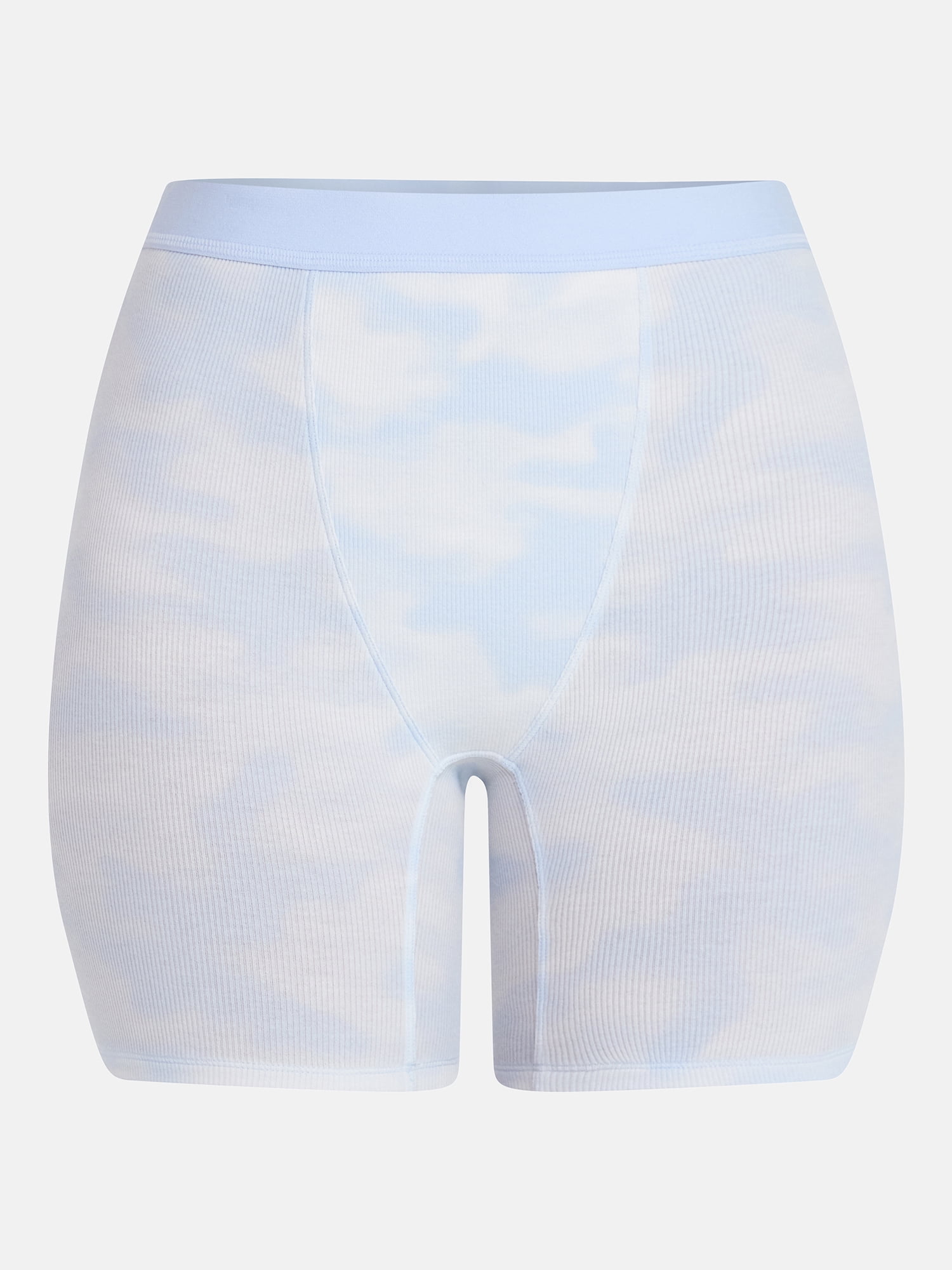 No Boundaries Cotton Stretch Ribbed Boxer Short Panties, Women's XS-XXXL