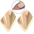 thumbnail image 1 of 1 Pair Metal Toe Caps Creative Protective Heel Decoration Shoes Supplies, 1 of 9