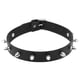 thumbnail image 2 of Nuevo collar punk de cuero con tachuelas y púas, 2 of 5