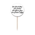 thumbnail image 1 of Small Step Giant Festival Quote Toothpick Flags Round Labels Party Decoration, 1 of 3