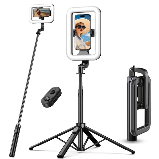 Selfie Ring Light M MYBAT PRO con soporte para trípode de 72 cm