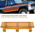 thumbnail image 4 of Mawalde 20 Inch Amber Snap on Lens Cover 6 Inch + 8 Inch for Offroad Led Light Bar ATV SUV, 4 of 8