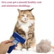 thumbnail image 5 of Cepillo de Aseo para Mascotas Cepillo Curvado Firme Cepillo Desenredante para Perros y Gatos 5.91"x3.94" Azul, 5 of 6