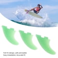 thumbnail image 3 of Aileron de Planche de Surf, Sûr et Stable 3 Pcs Ailerons de Propulseur pour Planches de Surf FCS1 Bleu Foncé, Vert, 3 of 7