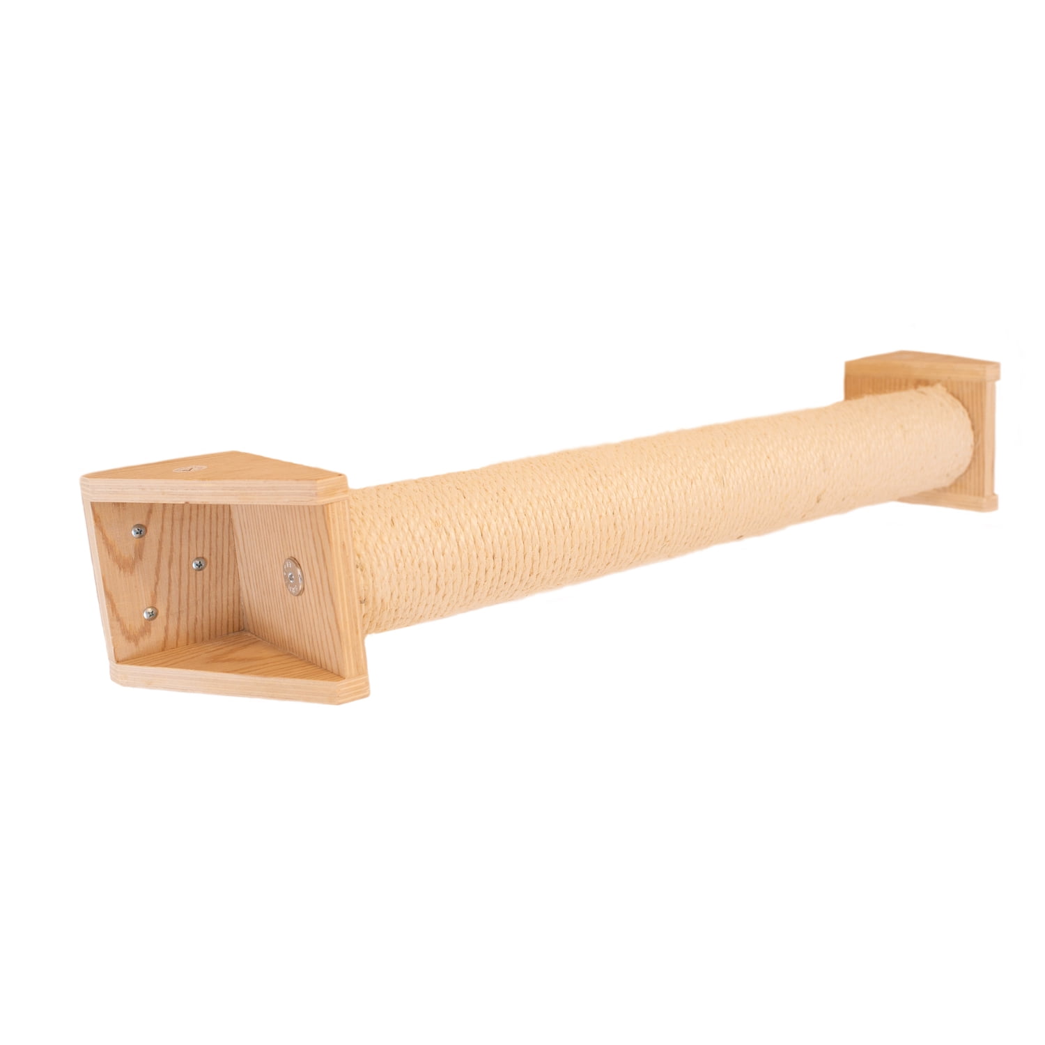 Wall Mounted Cat Scratching Post -Series - Solid Wood - 30" Tall
