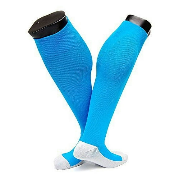 Lovely Annie Big Girl's 1 Pair Knee High Sports Socks Size L/XL XL0020-04Sky Blue