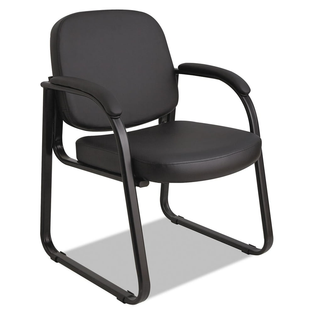 Alera Reception Lounge Series Vinyl Sled Base Guest Chair ...