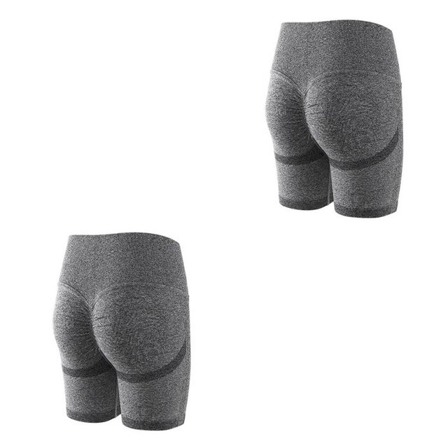 Eigraketly Mallas sin costuras de cintura alta Push Up Legging Sport Mujer Fitness Running Gym Pantalones Leggings Sports Girl Leggins gris S 2Conjunto