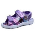 thumbnail image 1 of Disney frozen 2 sandalias moradas para niñas, zapatos de cuero antideslizantes, zapatos de playa, talla europea 24-3028 Gao Jinjia LED, 1 of 2