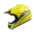 thumbnail image 1 of WOW Youth Kids BMX MX ATV Dirt Bike Motocross Helmet JOYCLS Spider Yellow, 1 of 3