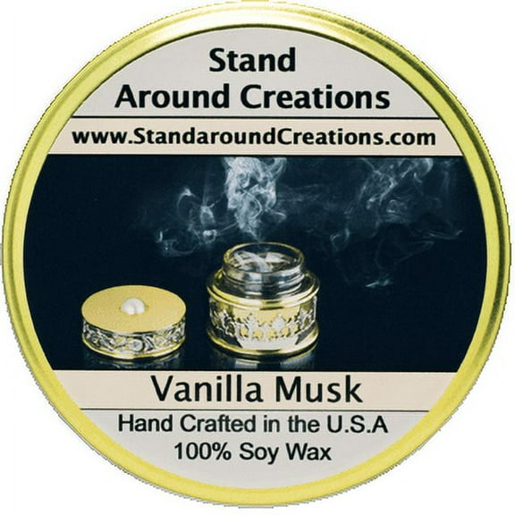 VANILLA MUSK TUREEN 11-OZ. ALL NATURAL SOY CANDLE