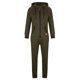 thumbnail image 4 of Mono de hombre de moda de color sólido con capucha, cremallera larga, bolsillo, mono informal, pantalones, pijama de poliéster para hombre, 4 of 6