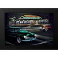 thumbnail image 2 of Flint, Helen 18x13 Black Modern Framed Museum Art Print Titled - Diners and Cars II, 2 of 5