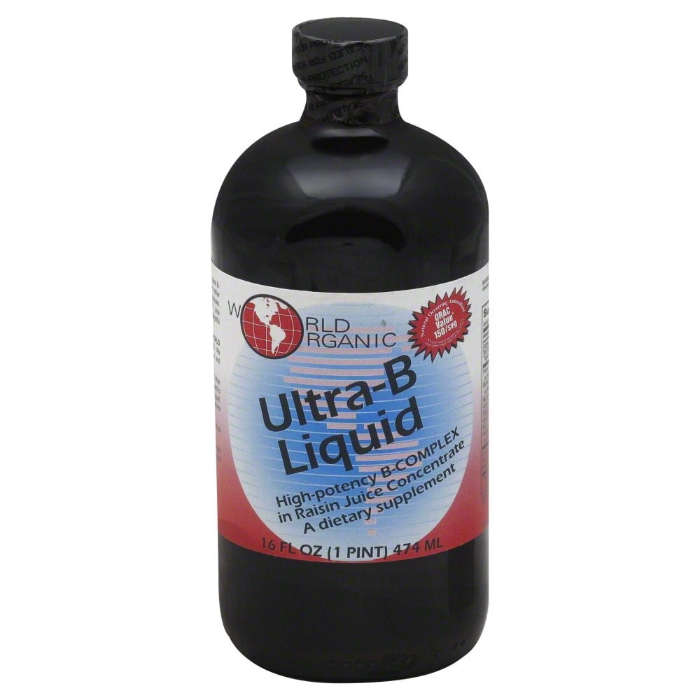 World Organic UltraB Liquid in Raisin Juice 16 fl oz Liquid