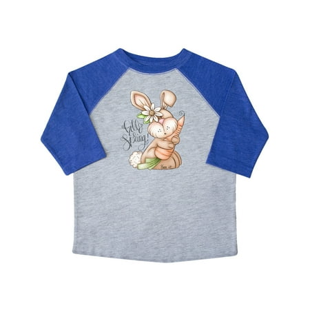 

Inktastic Hello Spring Bunny Rabbit Gift Toddler Toddler Girl T-Shirt
