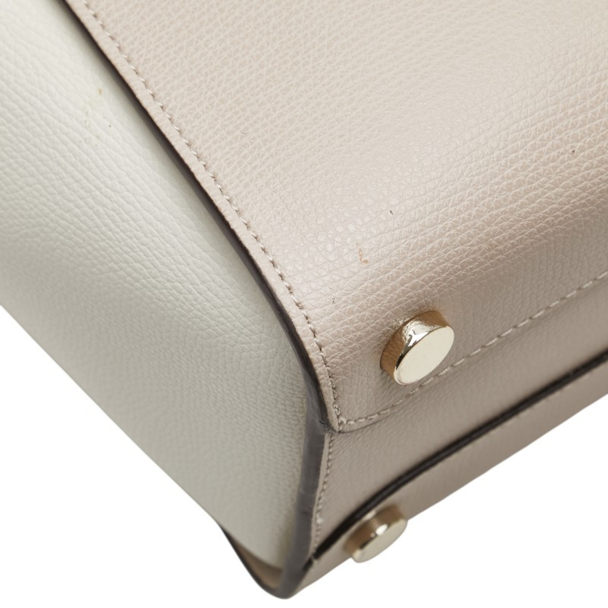 Pre-Owned Kate Spade 2-Way Tote Bag/Shoulder Bag in Pink, White, and Black Leather for Women