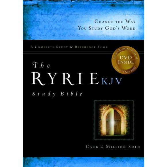 The Ryrie KJV Study Bible Bonded Leather Black Red Letter (Ryrie Study Bibles 2012)