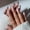 Polka In Positano, variant on mirlewaiy Press On Nails, Short Almond Polka Dot French Tips, Glossy Salon Quality Fake Nails, Vacation Manicure for Women, 24 Pcs with Glue, 12 Sizes