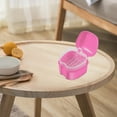 thumbnail image 4 of Miyuadkai Dental Box Clearance Home False Guard with Bath Denture Strainer Holder Guard Brace Travel Brush Basket Storage Mouthguard Container Rinsing Accessories Travel Denture for Teeth on Sale Red, 4 of 6