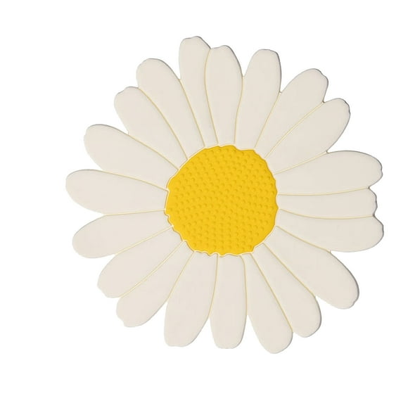 Dvkptbk Coasters Flower Shape Antislip Placemat Heat Pot Holders Kitchen Hot Pads Kitchen Gadgets