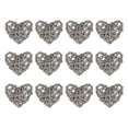 thumbnail image 1 of Unique Bargains 20Pcs Heart Shaped Rattan Ball Vase Filler Natural Rattan for Wedding Home Decoration Light Grey 2 in, 1 of 5