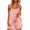 Pink, variant on Endives Womens Cami Pajama Sets Home Wear Low Cut Tank Top and Shorts Set Solid Color 2 Piece Pajamas Sets Camisole Lounge Set Sleepwear