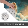 thumbnail image 3 of Kdxio Starry Sky Cloud Cute Rabbit,16" x 24", Non-Slip Front Door Mats,Outdoor Welcome Mat Washable, 3 of 9