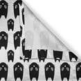 thumbnail image 4 of Ambesonne Kitty Window Valance, Monochrome Style Kitten Heads, 42" x 12", Charcoal Grey and White, 4 of 5