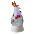 thumbnail image 3 of Northlight LED Lighted Reindeer Christmas Water Globe - 8", 3 of 5