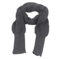 thumbnail image 3 of (2pc)MSJUHEG Sheer Scarf,Boho Scarf,Scarves Lightweight,Cotton Scarf Lightweight,Floral Scarf,Utrum Cable Wrap for Cropped Sweater Scarf with Sleeves Wrap Black 1 A, 3 of 5