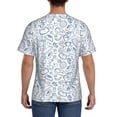 thumbnail image 3 of Bixox Men's Fitness Guru Printed Short Sleeve Skinny Athletic T-Shirt, 3 of 6