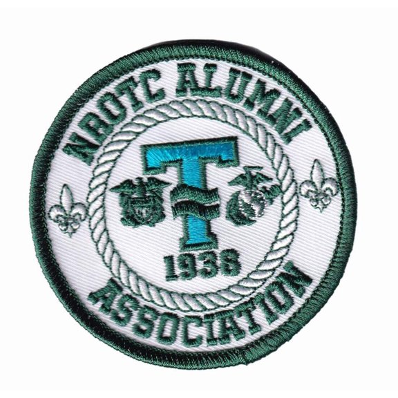 Tulane Naval ROTC Alumni Association Patch With Hook and Loop, 3