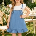 thumbnail image 2 of Kids Girls Denim Bunny Appliqué Light Blue Dress Sizes 6-9 Months to 3T,Size 6 Months, 2 of 8