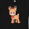 thumbnail image 4 of Inktastic Cute Christmas Reindeer with Christmas Lights Boys or Girls Baby T-Shirt, 4 of 5