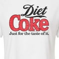 thumbnail image 3 of Diet Coke - Retro Logo - Juniors Cropped Cotton Blend T-Shirt, 3 of 5