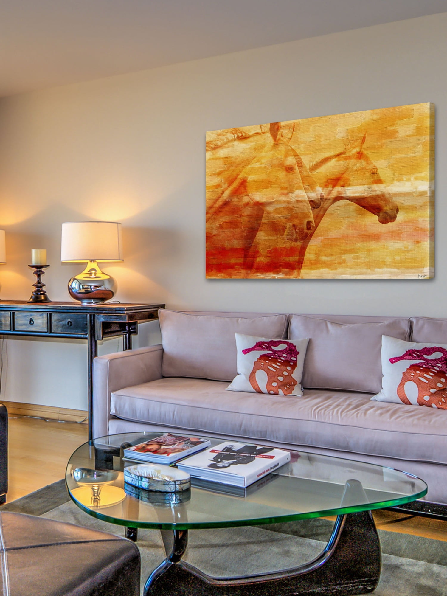 Parvez Taj "Horsey" Print on Canvas