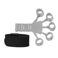 thumbnail image 4 of Finger Stretcher Silicone Hand Grip Strength Trainer Finger Flexion Extension Training Strengther Grey with Adjustable Strap, 4 of 12