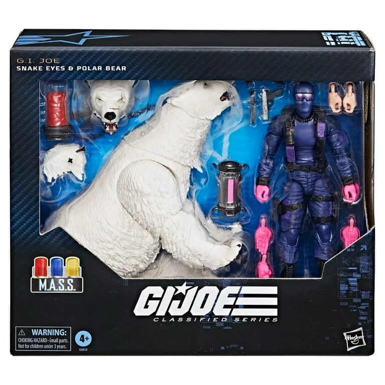 GI Joe Classified Snake Eyes Deluxe Action Figure [with Polar Bear