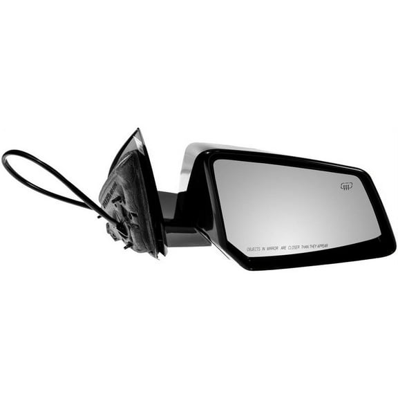 TRQ Side View Mirror Power Heated Black Passenger RH for Acadia Traverse Outlook MRA05912 Fits select: 2009-2013 CHEVROLET TRAVERSE, 2007-2015 GMC ACADIA