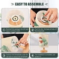 thumbnail image 4 of Table Lamp Desk Lamp Bedside Lamp LED Lamp Night Light With USB Charging Interface for Home Bedroom Living Room A Cute Watercolor Christmas Snowman, 4 of 7
