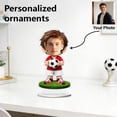 thumbnail image 4 of Linnome 4 Inch Custom Acrylic Football Shape Name Plate Soccer Player Personalized Gift For Fans Home Office Desk Decoration Trophy Display, 4 of 9