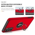 thumbnail image 6 of SZMLOGB Phone Case for Samsung FE with Ring Holder Shock Resistant Scratch Resistant PC Silicone Heavy Duty Protective Case-red, 6 of 6